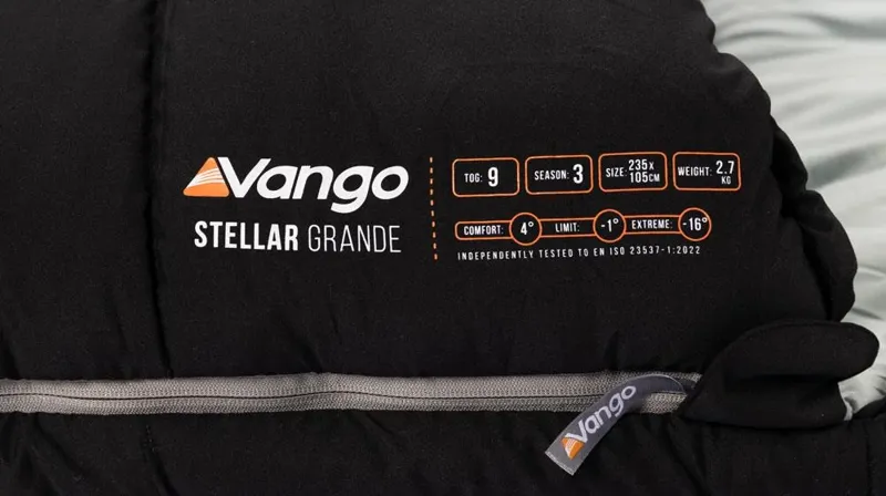 VANGO Stellar Grande Sleeping Bag in Black-2