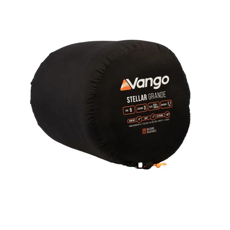 VANGO Stellar Grande Sleeping Bag in Black-3