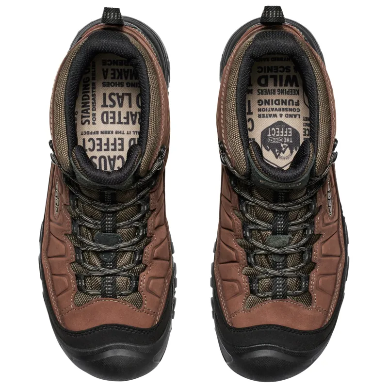 Keen Targhee IV Mid Waterproof Boot in Bison/Black-3