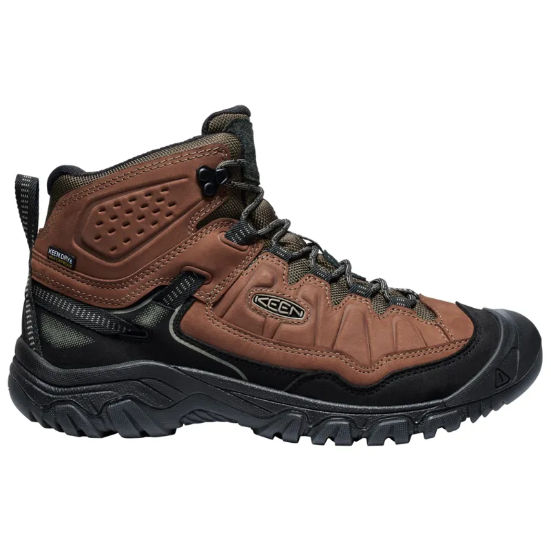 Keen Targhee IV Mid Waterproof Boot in Bison/Black