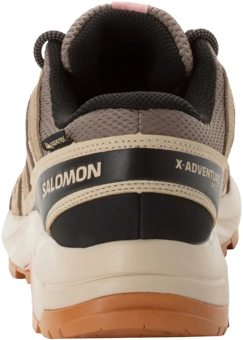 SALOMON X-Adventure Recon Gore-Tex Waterproof shoe in Falcon/Desert Tan/Hyma Pink-2