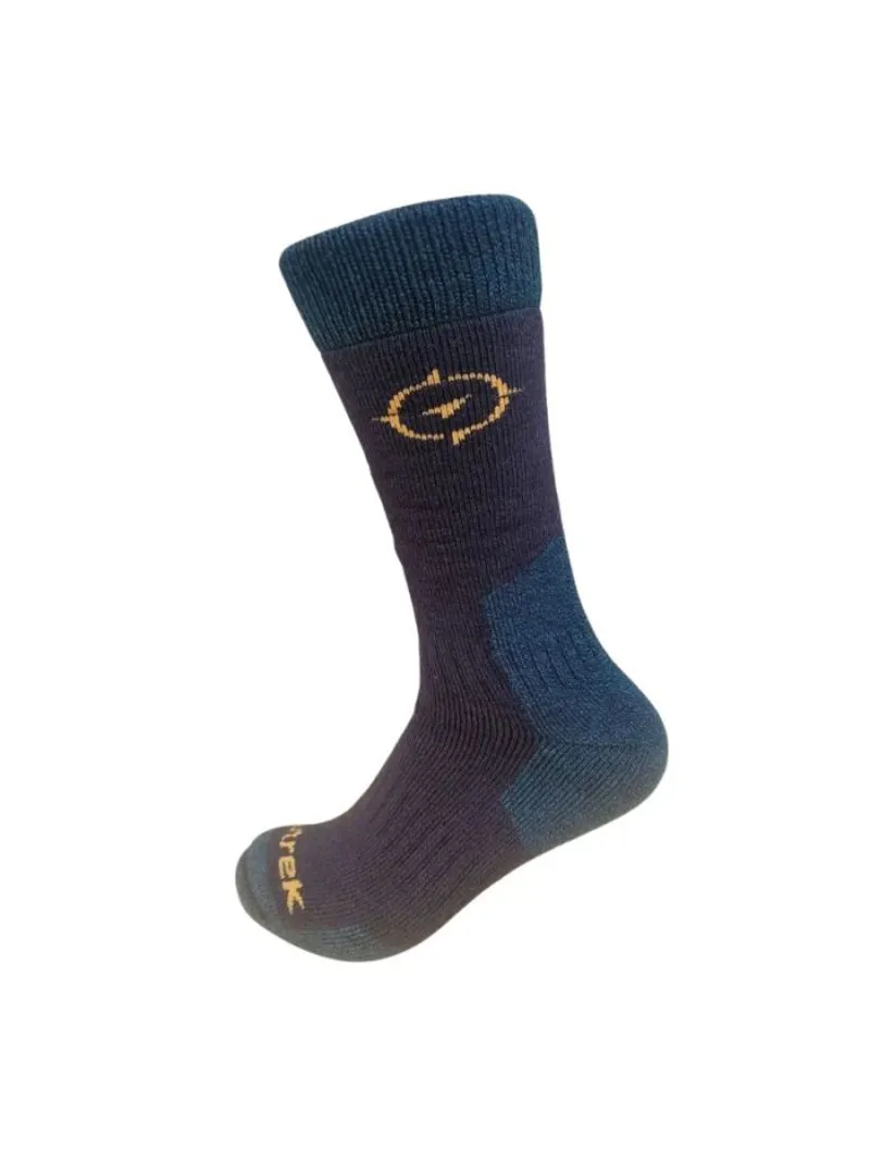 TRUTREK Walker Merino Mid Weight sock's in Deep Glacier