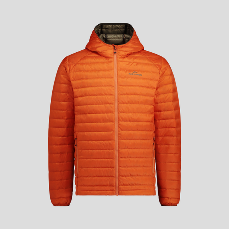 Kathmandu Heli R Down Hooded Jacket in Squash-2