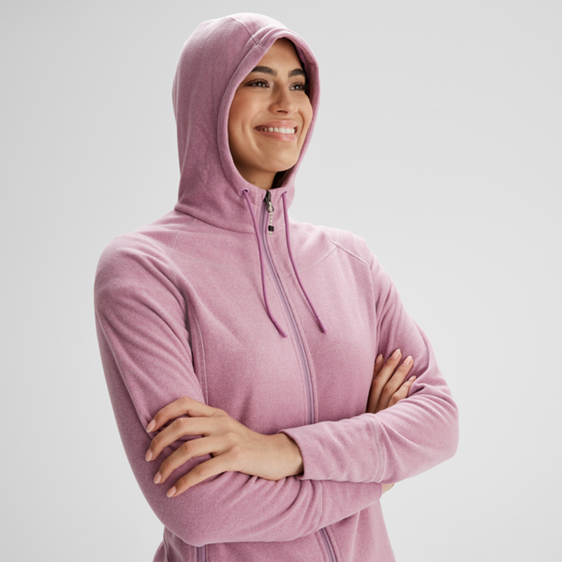 Kathmandu Womens MT Aspiring Hooded Fleece in Zen-3