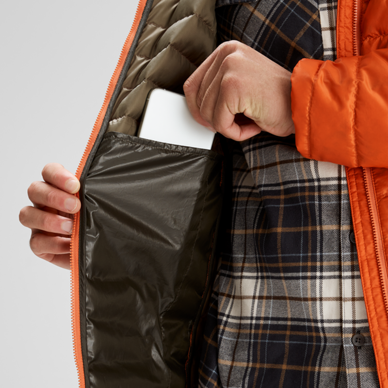 Kathmandu Heli R Down Hooded Jacket in Squash-5