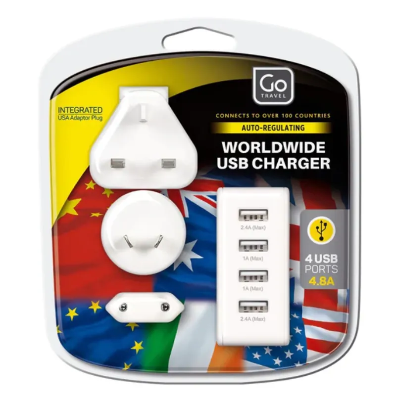 GO TRAVEL Worldwide USB Charger