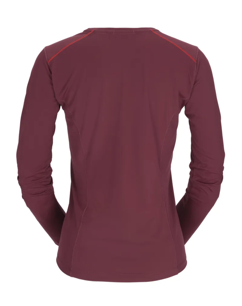 Rab Force Long Sleeve Women's T-shirt in Deep Heather-2